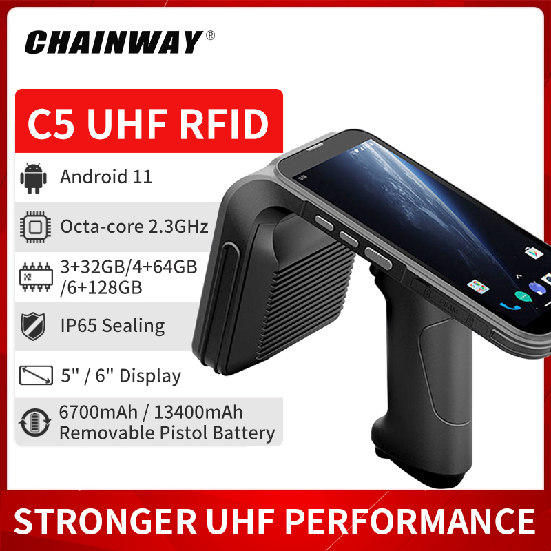 Fingerprint Reader Usb - Chainway C5 IP65 Waterproof Handheld PDA
