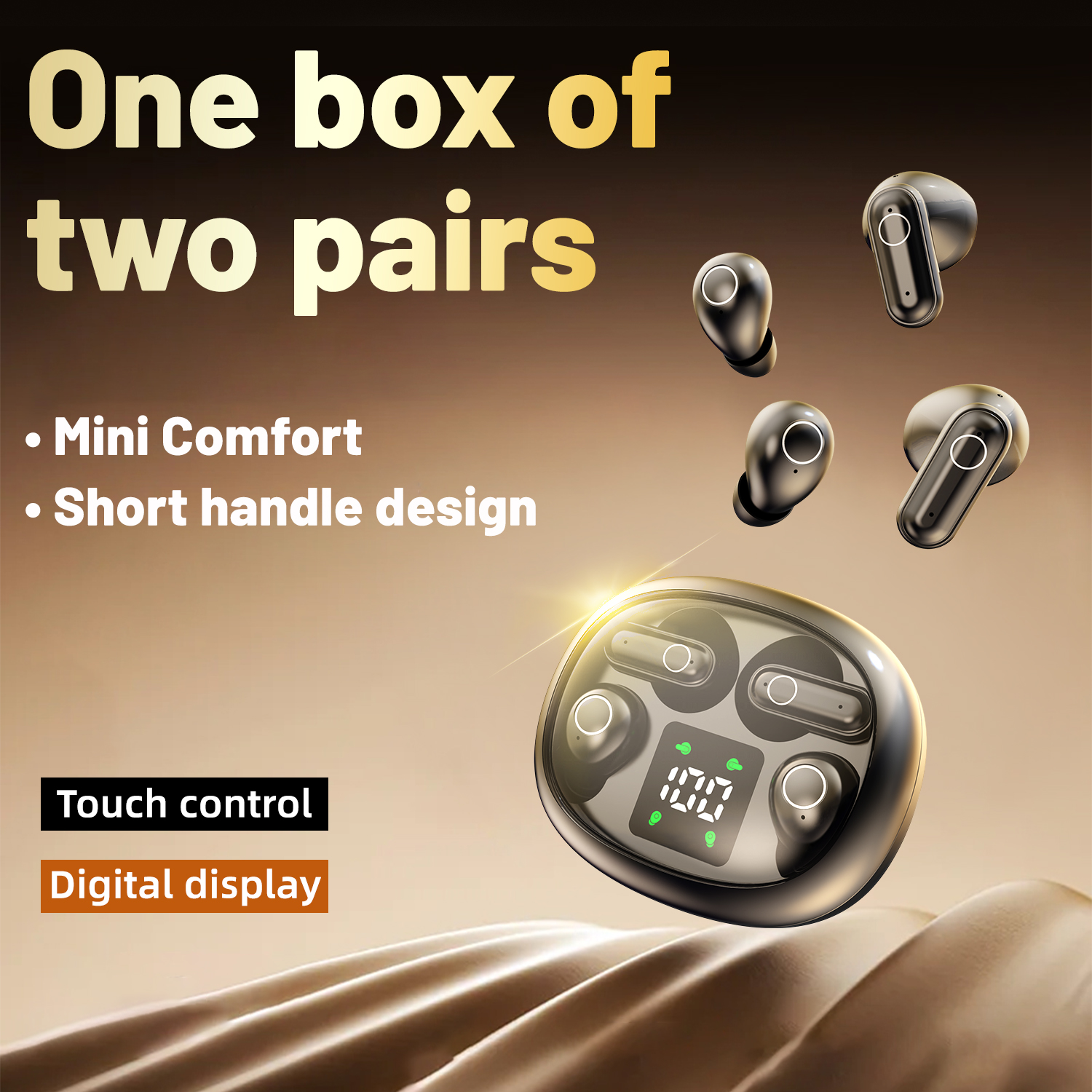 Office Work Tech - Mini Sleep Earbuds Sports Wireless Bluetooth
