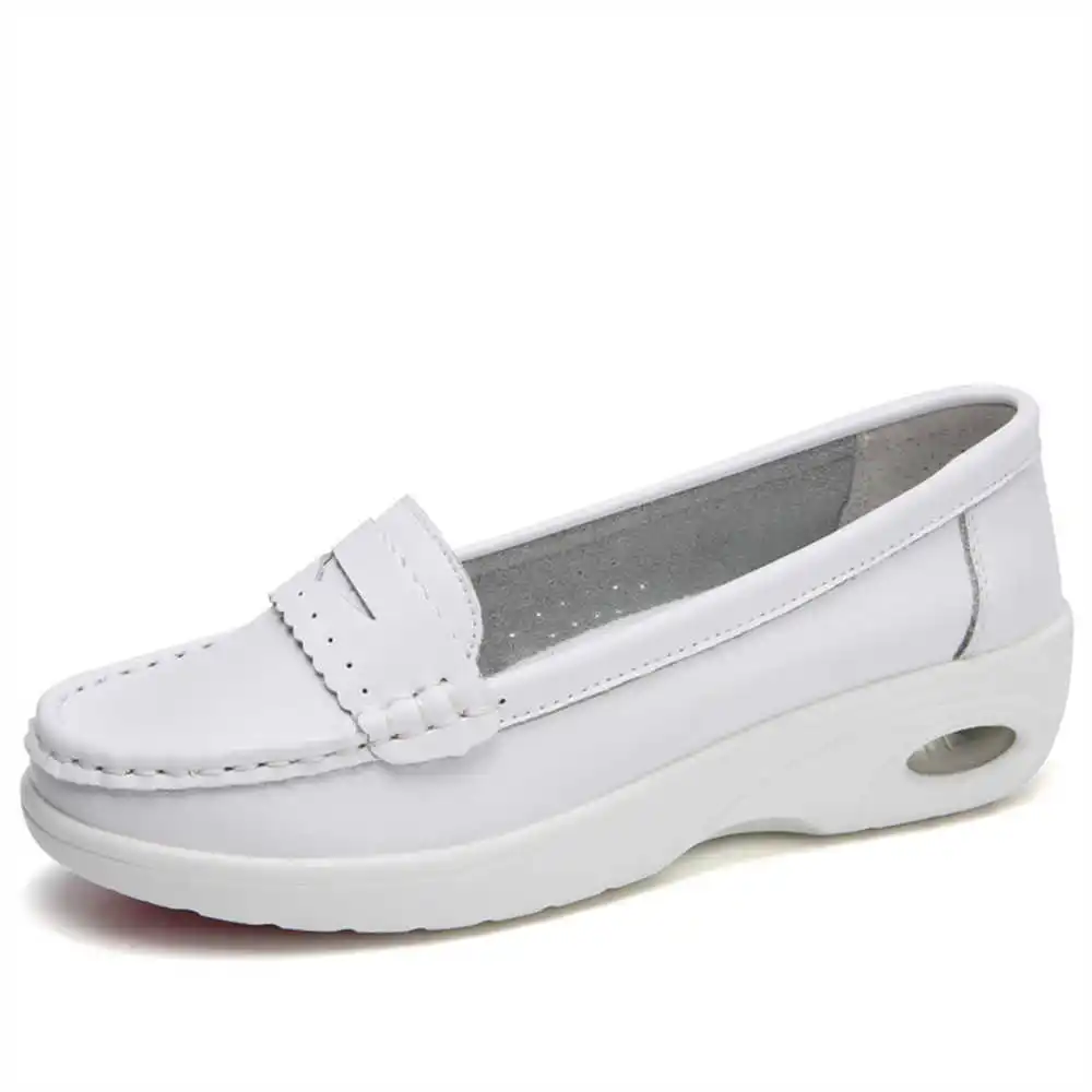 Thick Sole Slipon White Traine - Tech Office Wear Men review and price