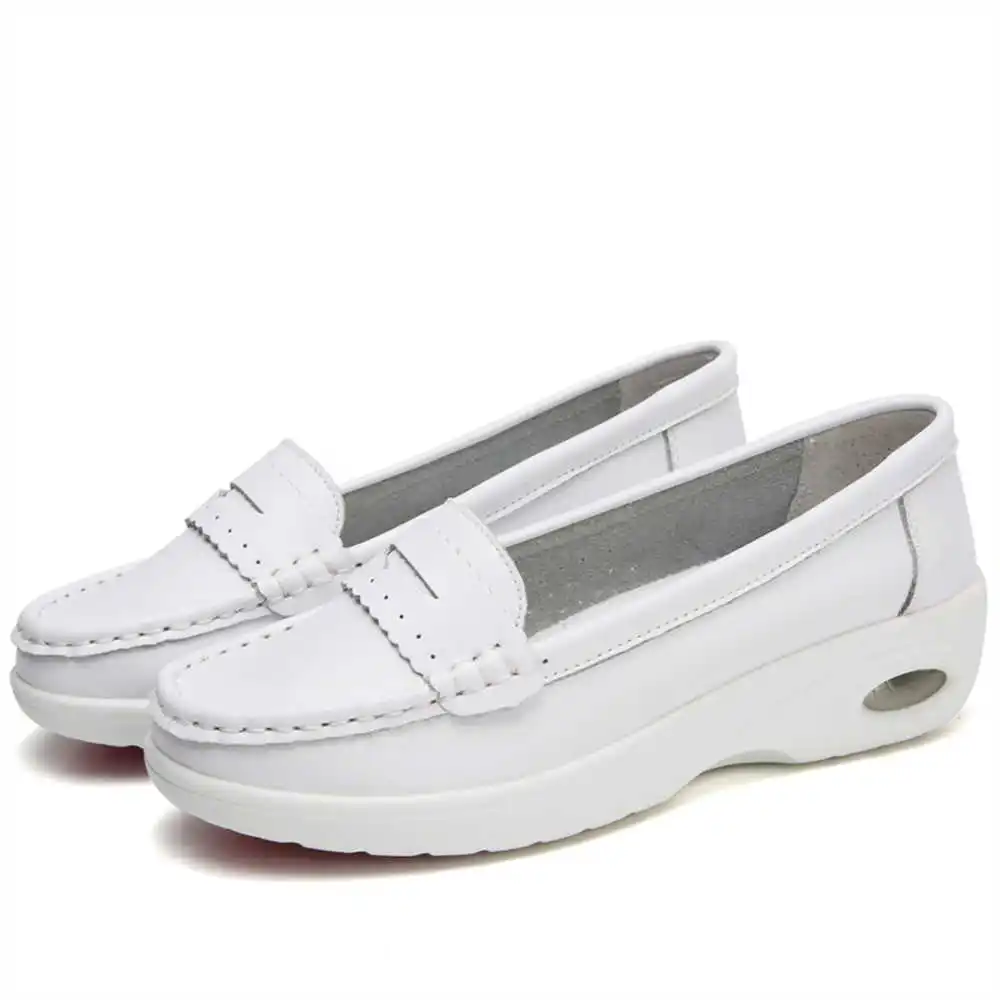 Thick Sole Slipon White Traine - Tech Office Wear Men review and price