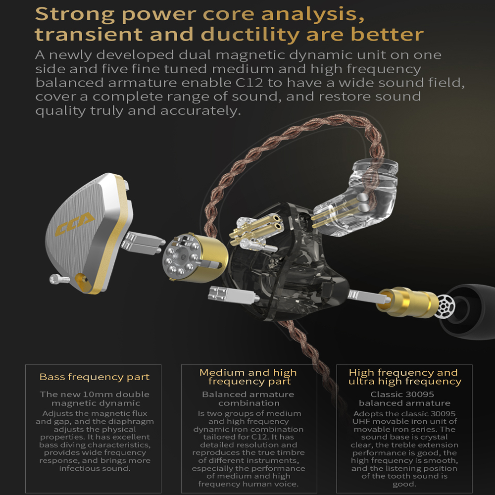 CCA C12 in Ear Metal Headphone - Office Work Tech review and price