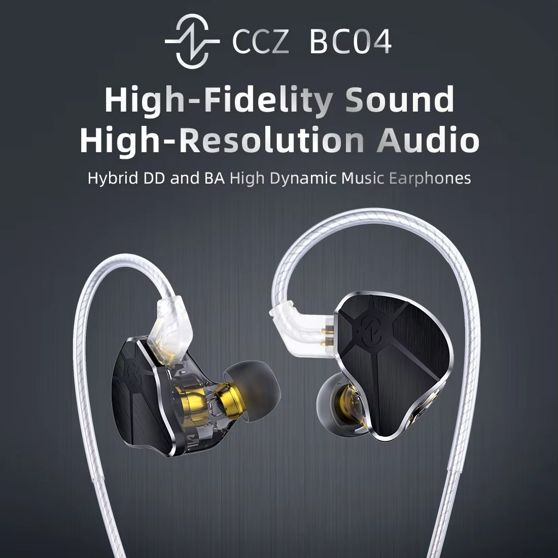 CCZ BC04 1DD+1BA Hybrid IEM He - Office Work Tech review and price
