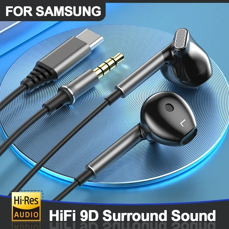 3.5mm/Type-C Wired Headphones  - Office Work Tech review and price