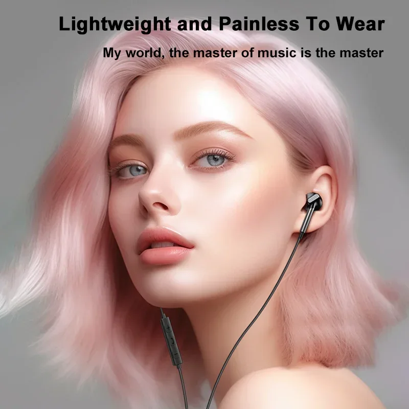 3.5mm/Type-C Wired Headphones  - Office Work Tech review and price