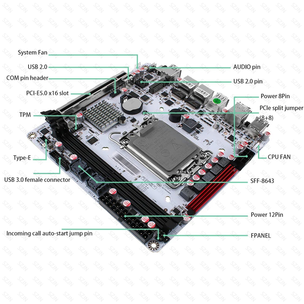 Q670 ITX NAS Motherboard Kit,  - Office Tech Typing review and price